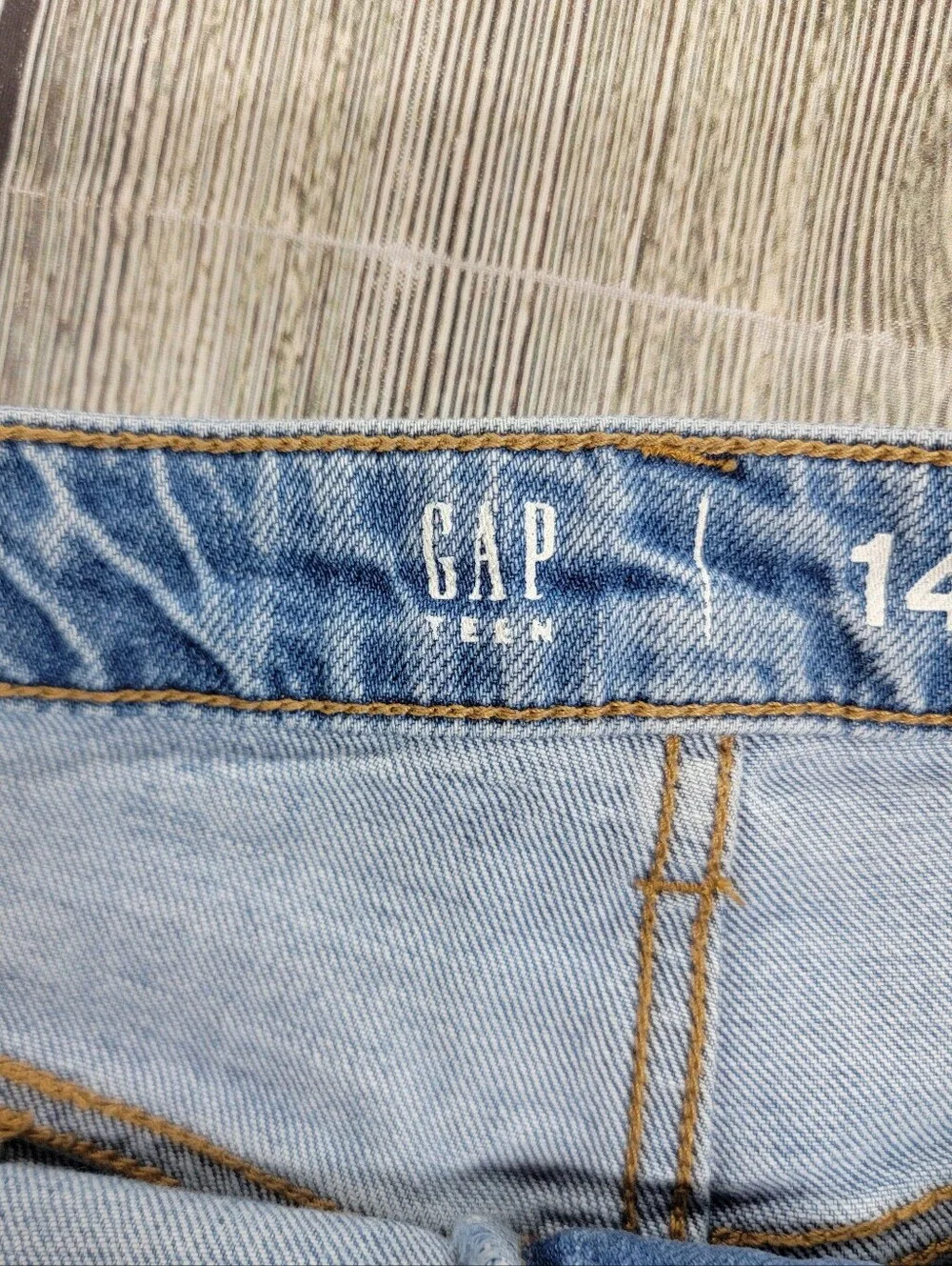 Gap Teen Sky High Short High Rise Denim Shorts